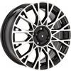 Cerchi in lega Dedica per Fiat modello Y1283 6.5x16 Nero Lucido