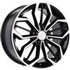 Cerchi in lega Dedica per Ford modello B5433 6.5x16 Nero Lucido