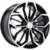Cerchi in lega Dedica per Ford modello B5433 7.5x17 Nero Lucido