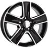 Cerchi in lega Dedica per Ford modello BK473 6.5x15 Nero Lucido