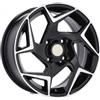Cerchi in lega Dedica per Ford modello XE172 6.5x15 Nero Lucido