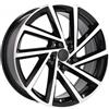 Cerchi in lega Dedica per Volkswagen modello B5329 7.5x17 Nero lucido