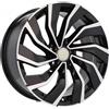 Cerchi in lega Dedica per Volkswagen modello B5780 7.5x17 Nero lucido