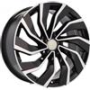 Cerchi in lega Dedica per Volkswagen modello B5780 8.0x18 Nero lucido