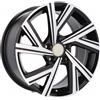 Cerchi in lega Dedica per Volkswagen modello B5805 7.5x17 Nero lucido