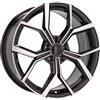Cerchi in lega Dedica per Volkswagen modello B5952 6.5x16 Nero lucido
