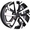 Cerchi in lega Dedica per Volkswagen modello XE276 6.0x15 Nero lucido