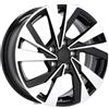 Cerchi in lega Dedica per Volkswagen modello XE277 6.0x15 Nero lucido
