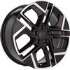 Cerchi in lega Dedica per Volkswagen modello Y1258 7.5x17 Nero lucido