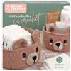 Kit uncinetto 2 cestini orso