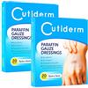 Cutiderm - Confezione da 40 garze sterili in paraffina, 5 cm x 5 cm