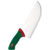 Sanelli Premana Professional Coltello Colpo, Acciaio Inossidabile, Verde/Rosso, 42 x 3 x 10 cm