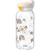 Mepal - Borraccia con coperchio pieghevole Campus - Il coperchio salta premendo un pulsante - Borraccia per bambini adatta all'acido carbonico - A prova di perdite e lavabile in lavastoviglie - 600 ml