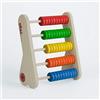 Dida - Abaco Pallottoliere in Legno per Bambini 3-6 Anni, Gioco Educativo Montessori con 5 Aste Orizzontali, Strumento Didattico per Apprendimento delle Operazioni Matematiche Base, Scuola Primaria