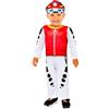 amscan Paw Patrol 9909107 - Costume da Marshall per bambini (18-24 m)