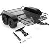 INJORA Rimorchio Metallico con Attacco per Axial SCX24 Upgrade 1/24 RC Crawler
