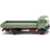 Wiking 043120 H0 Camion modello Mercedes Benz Autocarro LP 809 Pritschen, verde chiaro