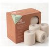 Genérico Pack 4 Bende Coesive Autoadesive 5cm x 5m | 100% Biodegradabile & Ecologico | Benda Elastica per Sport, Crossfit, Fisioterapia e Bendaggi Medici | ECOGRIP Pro