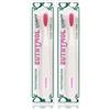 Euthymol Spazzolino da denti sbiancante, testa piccola, setole micro-morbide ad alta resistenza, pulizia profonda, denti sensibili, cura quotidiana orale (Confezione da 2)