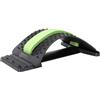 jiuzcare Barella lombare per massaggio lombare e lombare, supporto per correggere la postura, sedia da ufficio per tensione muscolare, colore verde-nero