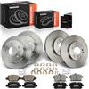 Frankberg 1 set freni incl. 4 dischi freno + 8 pastiglie freno anteriori e | A1694200920; Compatibile con: Classe B W245, Classe A W169