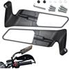 XoeLLe 2 Pezzi Specchietti Universali e Regolabili Moto Accessori Retrovisore Esterno di Ricambio da 10 mm/8 mm Filettatura per Z650 Z900 Z1000 Duke 390 790 1290 X-Max 250 300 MT-07 MT-09 MT-10 CB