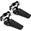APEBAZY pedane moto universali pedane passeggero poggiapiedi bici posteriore compatibili per ATV Cafe Racer Bobber Chopper
