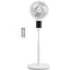 VEVOR Ventilatore a Piantana Oscillante da Casa, Ventilatore Oscillante 80° per Circolazione d'Aria per Soggiorno Ufficio Camera da Letto con Telecomando 9 Velocità e 4 Modalità Altezza Regolabile