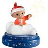 ANSMANN Luce notturna a LED Sandman, lampada notturna per bambini, spegnimento automatico, luce bianca calda, funzione touch, a batteria