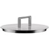 Alessi Convivio DC200/16 - Coperchio di Design, in Acciaio Inossidabile 18/10, con Pomolo in Acciaio e Rivestimento in PVD, 16 cm, Satinato