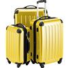 Hauptstadtkoffer Alex - Set di 3 valigie (S, M & L), 235 litri, Colore Giallo
