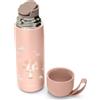 Nuvita Borraccia Termica con Gancio in Silicone 400ml - English Rose