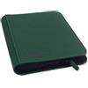 Vault X Premium Exo-Tec Zip Binder 4 Pocket, 20 Double-Sided Pages, 160 Side-Loa