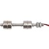 TuToy Sensore di livello del flusso d'acqua in acciaio inox, interruttore verticale, regolatore di livello del liquido... (Double Ball 120mm)