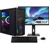 CAPTIVA Power Starter R80-039 TFT Bundle AMD Ryzen™ 7 32 GB DDR4-SDRAM 1 TB SSD (80039)