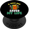 Diabetes - A Juice Box Saved My Life INC Un Juice Box mi ha salvato la vita PopSockets PopGrip Adesivo
