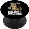 Funny Komodo Dragon Lover Gifts Accessor Solo una ragazza che ama i draghi di Komodo PopSockets PopGrip Adesivo