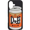 The Simpsons Custodia per iPhone 17 The Simpsons Duff Beer Nero