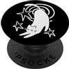 Y2K 90s Funny Cat Tomcat Kitten Art Anni '90 Y2K Carino Sleepy Gatto Tomcat Stretching sotto Starry Tail PopSockets PopGrip Adesivo