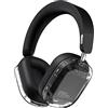 Defunc Mondo by Defunc Cuffie wireless Over-Ear con cavo opzionale, 45 ore di riproduzione attiva, Bluetooth, doppio microfono ENC e driver, Trasparente
