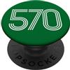 City & State Scranton Pennsylvania 570 Codice area Patriota locale Americano PopSockets PopGrip Adesivo