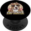 Pitbull Terrier Puppy Lover PS Easter Bunny Pitbull Terrier Egg Hunter, amante dei cani PopSockets PopGrip Adesivo