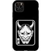 Japanese Oni Mask Aesthetic By TOKYO WAV Custodia per iPhone 11 Pro Max Hannya Oni Mask Devil Yokai - Maschera giapponese con tatuaggio demone