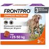 BOEHRINGER ING.ANIM.H.IT.SpA FRONTPRO 3 compresse masticabili antiparassitarie 136mg per cani 25-50kg