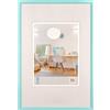 walther design New Lifestyle KV015U - Cornice in materiale plastico, 10 x 15 cm, turchese