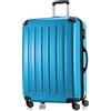 Hauptstadtkoffer - Valigia Rigida Alex, Taglia 75 cm, 119 Litri, Colore Blu ciano
