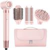 MESCOMB Hair Styler 5 in 1 Asciugacapelli con Diffusore, 110000 RPM Multifunzione Asciugatura Rapida, Nessun Danno Termico con Ricci, Liscio Volume Con Scatola Portaoggetti Adatto per Fare Regali