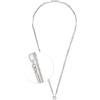 JEWELS BY LEONARDO Collana Clip & Mix Grace - Catena lunga in acciaio inox color argento - catena a doppia fila - Lunghezza 80-81,3 cm - Gioielli regalo per donne - 024932, 80 cm, Acciaio