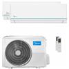 MIDEA Condizionatore Midea Evolution dual split 9000+12000 BTU inverter A++ unità esterna 5.3 kW