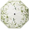 Meichoon Ombrello con protezione UV UPF50+, portatile, leggero, impermeabile, a doppio strato, design antivento, stile retrò, classico, floreale, vintage, per donne, viaggi e uso quotidiano